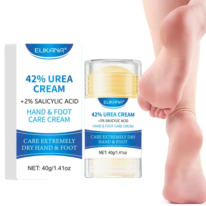 Crème hydratante anti-gerçures pour les pieds à l'urée, soin réparateur pour talons et corps, pour u