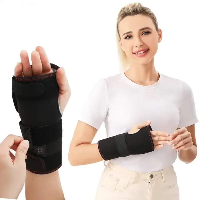 Support de main chauffant massant par vibration pour soulager la douleur et l'engourdissement des articulations du