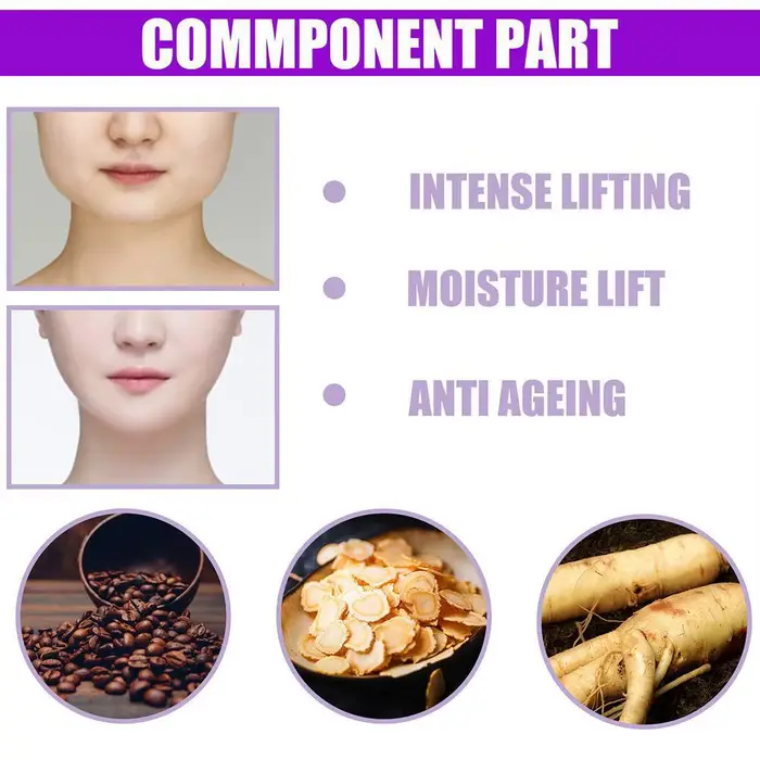 Crème liftante en V hydratante et nourrissante pour la peau
