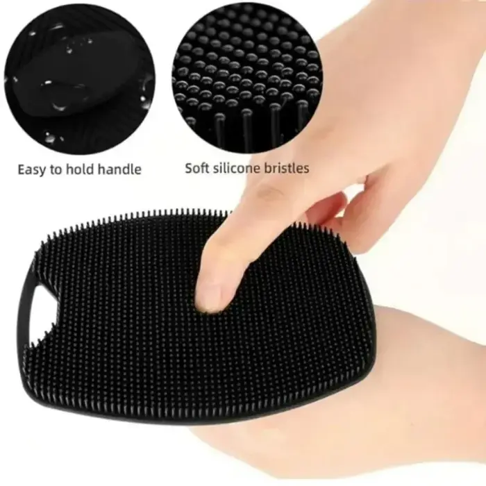 Brosse de nettoyage du corps en Silicone souple