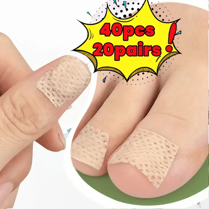 Protections pour les orteils - Coussinets pour ongles en tissu non tissé respirant et doux - Feuilles orthopédiques