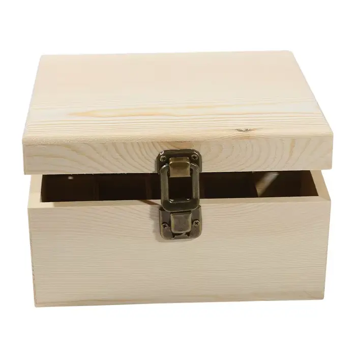 Boîte de rangement en bois pour huiles essentielles