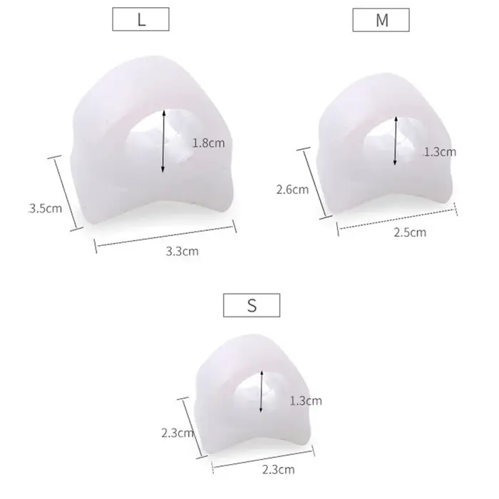 Orthèses protecteur os superposés pédicure 2 pièces anneau séparateur d'orteil oignon Hallux Valgus pouce Correction de Massage orthopédique