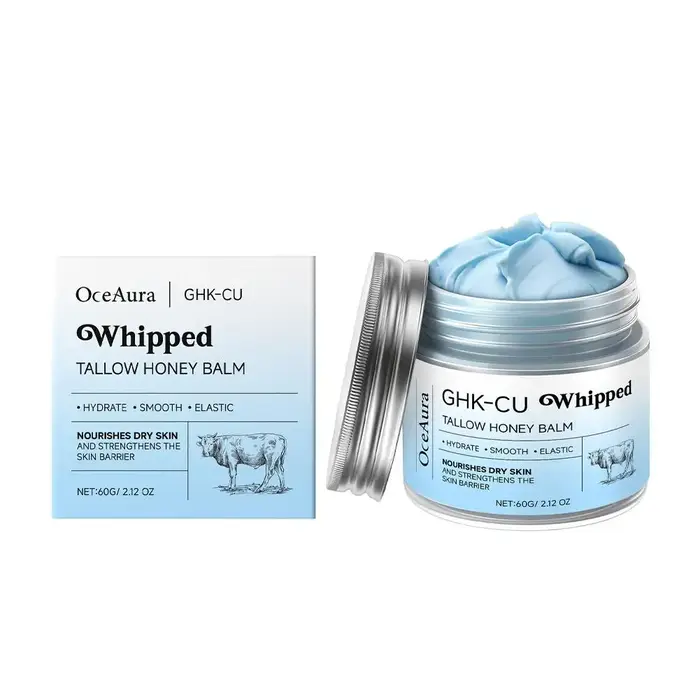 Crème Corporelle au Suif et au Miel, Baume Hydratant Naturel pour la Peau, Beurre Corporel Nourrissa