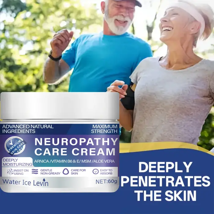 Water Ice Levin Crème de neuropathie à résistance maximale – avec ingrédients naturels (Arnica