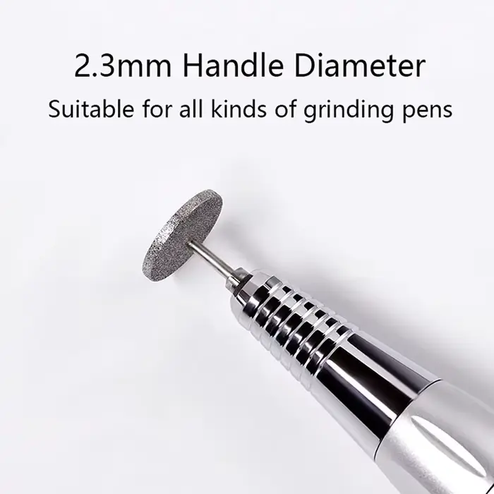 Tête de retrait diamant électrique foret à ongles disque meulage bavure T fraises broyeur coupe-cuti