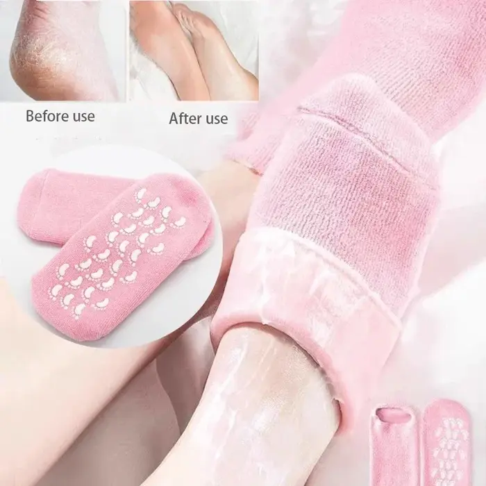 Chaussettes hydratantes en Silicone