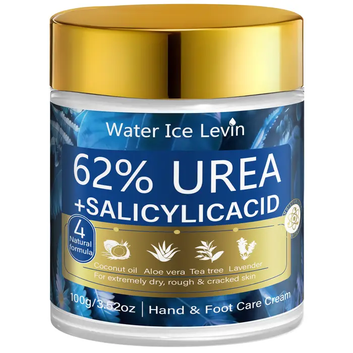 Crème pour les mains et les pieds à l'urée et à l'acide salicylique - Formule naturelle, hydratante