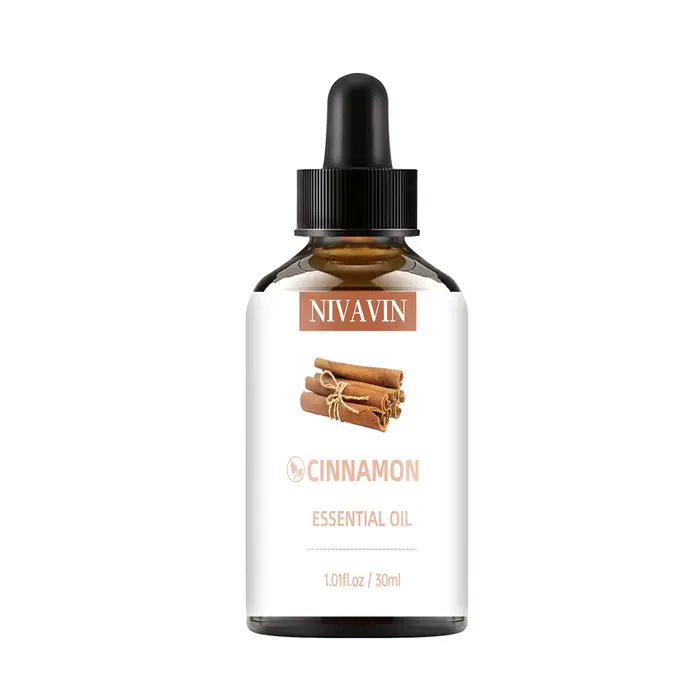NIVAVIN Huile essentielle de cannelle 30ml/60ml/100ml, parfum riche et durable, adapté à diverses oc
