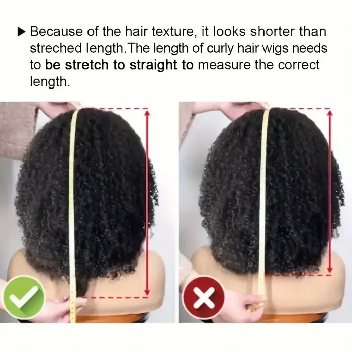 Perruque Brésilienne Remy 180% Naturelle Crépue Bouclée avec Frange, Cheveux Courts Faits à la Machi