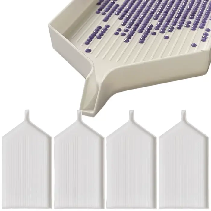 Récipient de biscuits d'art d'ongle, peinture de diamant, ramassage de points, pointes ouvertes pour