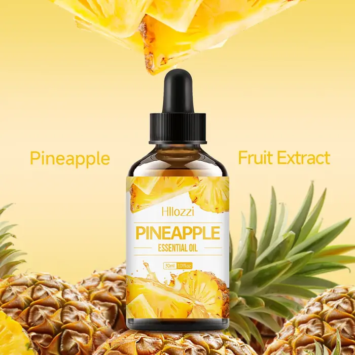 Huile essentielle d'ananas pour le corps et les cheveux