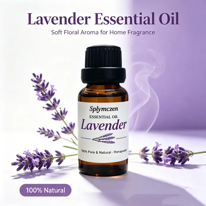 Huile de lavande non diluée 20/100ml pour la fabrication de savons et bougies, aromathérapie, diffus