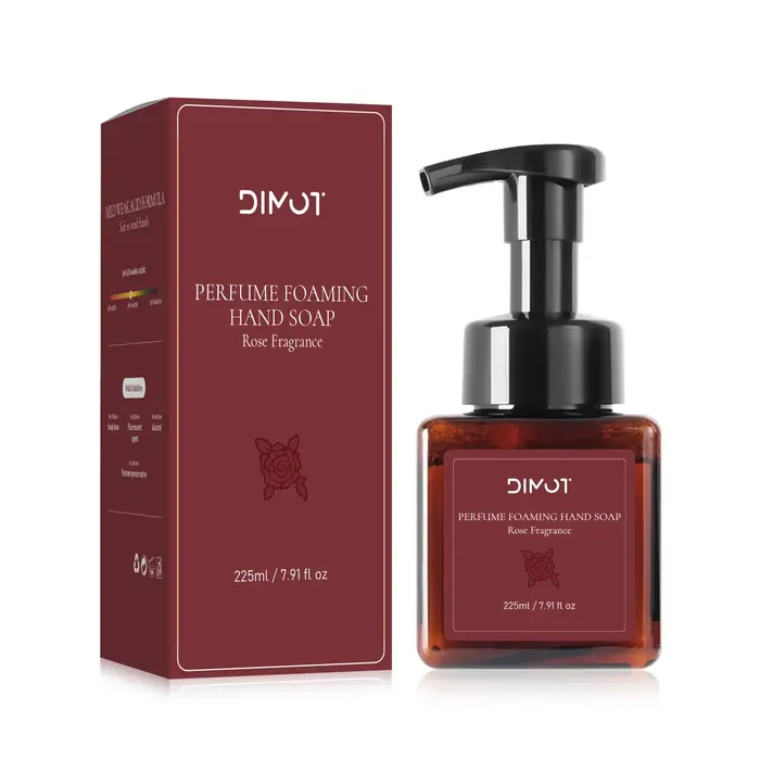 Lavage des mains au parfum, nettoie en profondeur et hydrate la peau, nettoyant riche en mousse et l