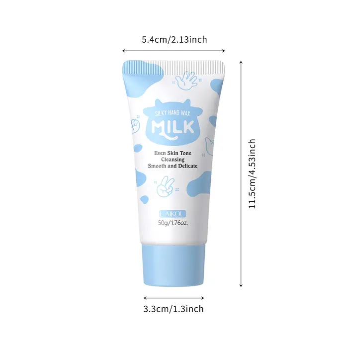 Cire pour les mains au lait Laikou, hydratante, exfoliante, anti-âge, pour éliminer les callosités, 