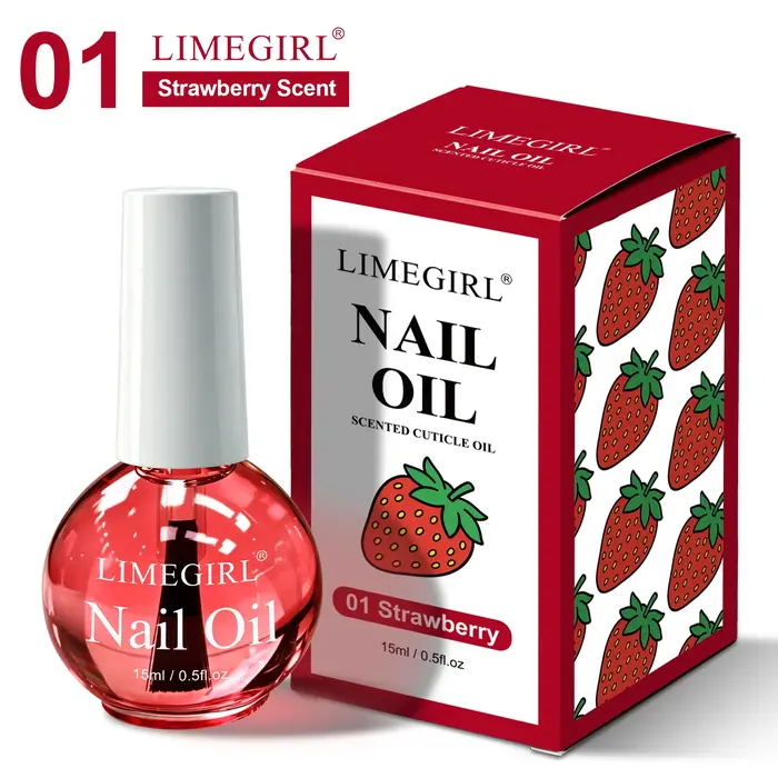 LIMEGIRL 6 Huiles pour cuticules parfumées, Huile nutritive pour ongles, Répare les cuticules et les