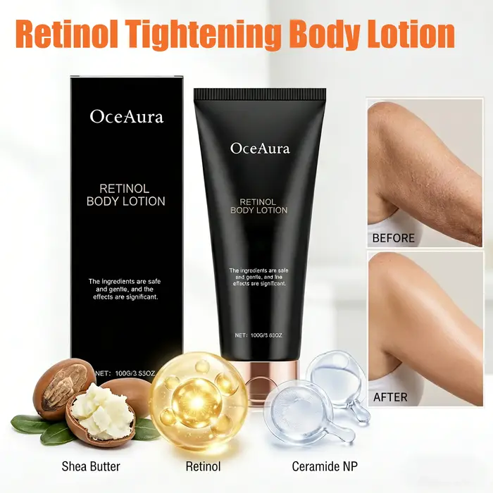Lotion corporelle au rétinol anti-âge