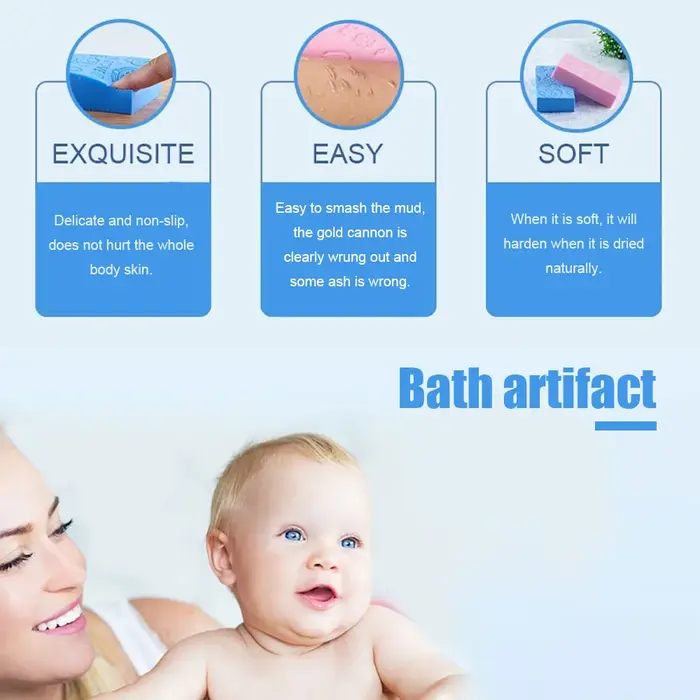 Éponge de bain douce pour le corps