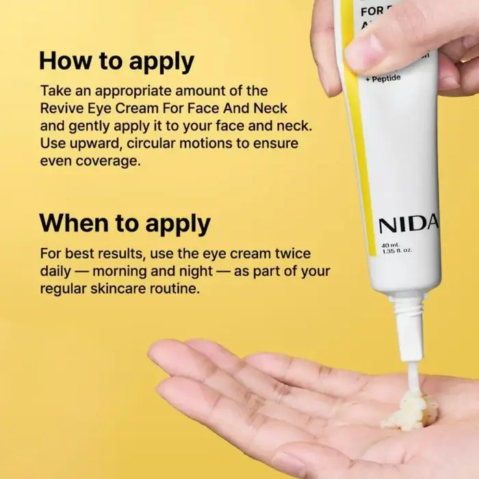 NIDA crème nourrissante pour les yeux rétinol