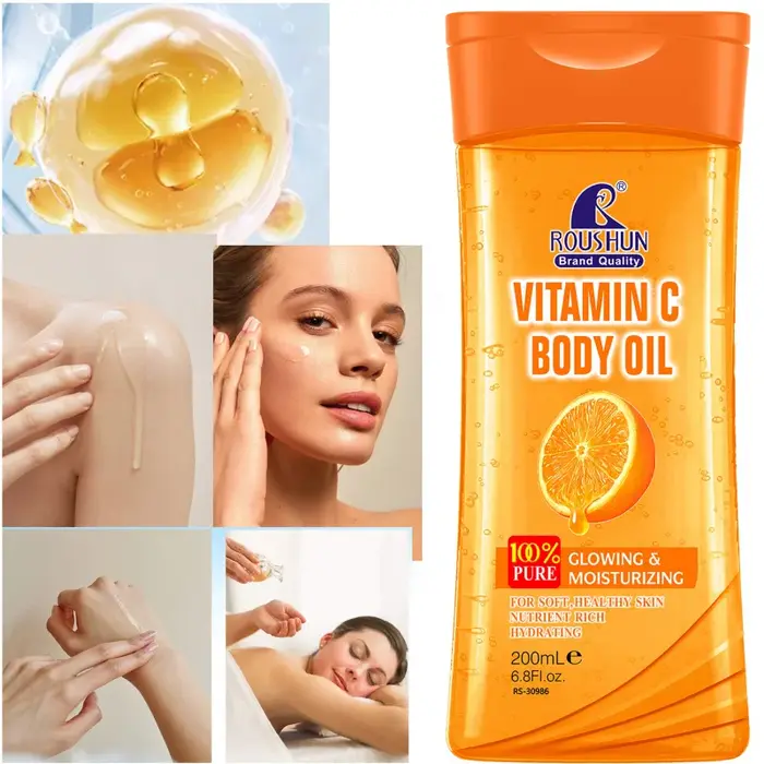 200ml Roushun Huile corporelle à la vitamine C