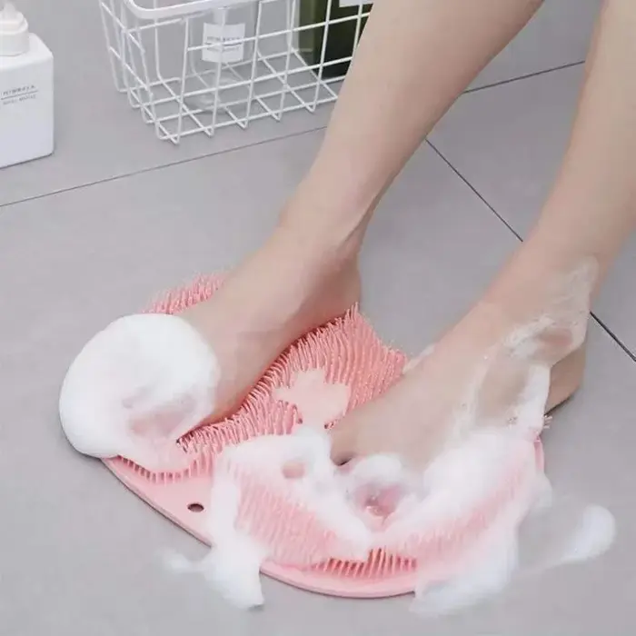 Brosse exfoliante pour les pieds et épurateur du dos