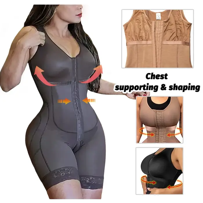 Minceur Fajas ceintures colombien Shaper Compression Corset gaine correctrice ventre contrôle body bout à bout femmes Shapewear