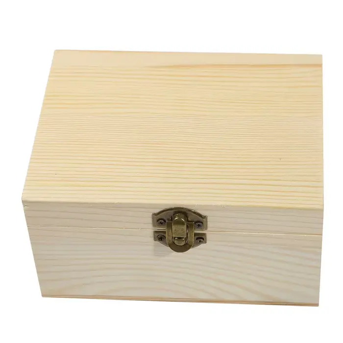 Boîte de rangement en bois pour huiles essentielles