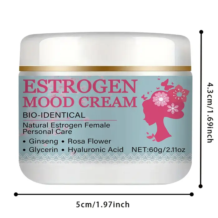 Crème bio-homologue à l'œstrogène