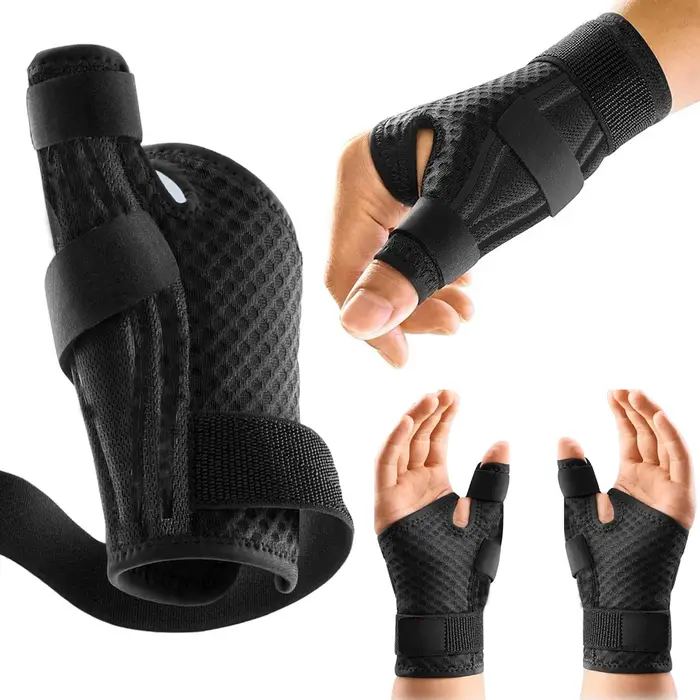 Attelle de pouce pour soutien de la tendinite