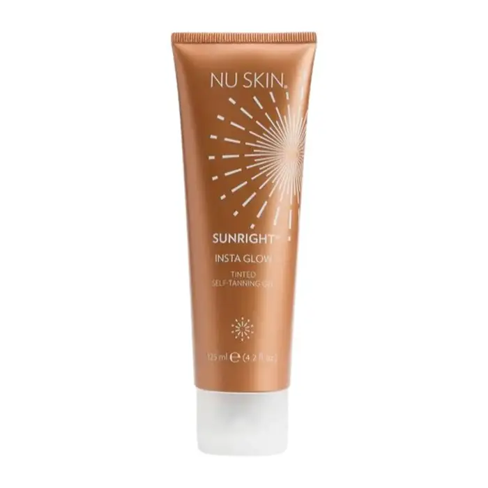 NU SKIN Sunright Insta Glow Gel Autobronzant Sans Soleil, Bronzage Naturel Modulable, Séchage Rapide