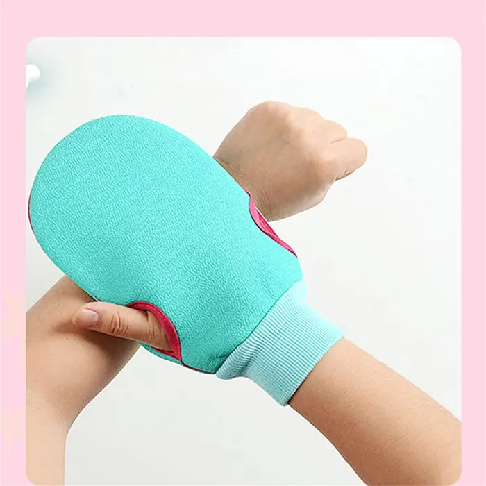 Gants exfoliants doubles
