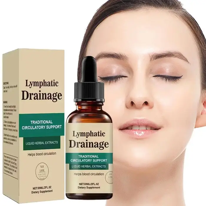 Gouttes naturelles à base de plantes pour le drainage lymphatique