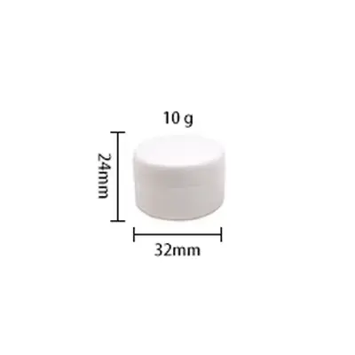 Pot de crème blanche 10/20/30/50/100/150/200/250g, 50 pièces, crème de voyage, Lotion, récipient cos