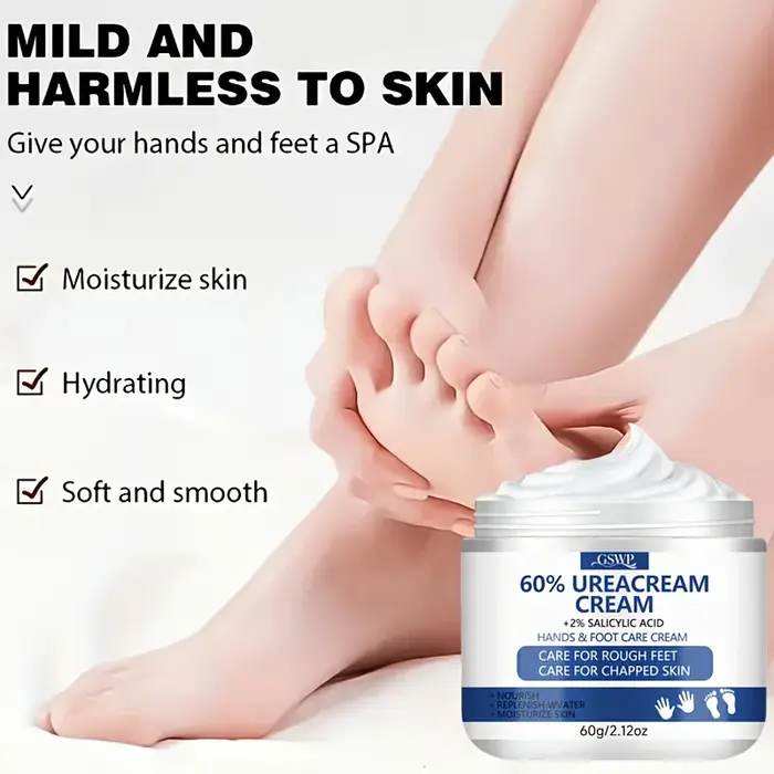 Crème pour les mains et les pieds GSWP à 60 % d'urée