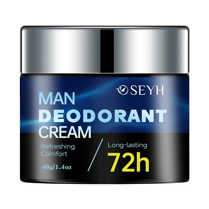 SEYH crème déodorante anti-transpirante pour hommes 70g/2.5oz - 40g/1.4oz aluminium et cuisson sans 