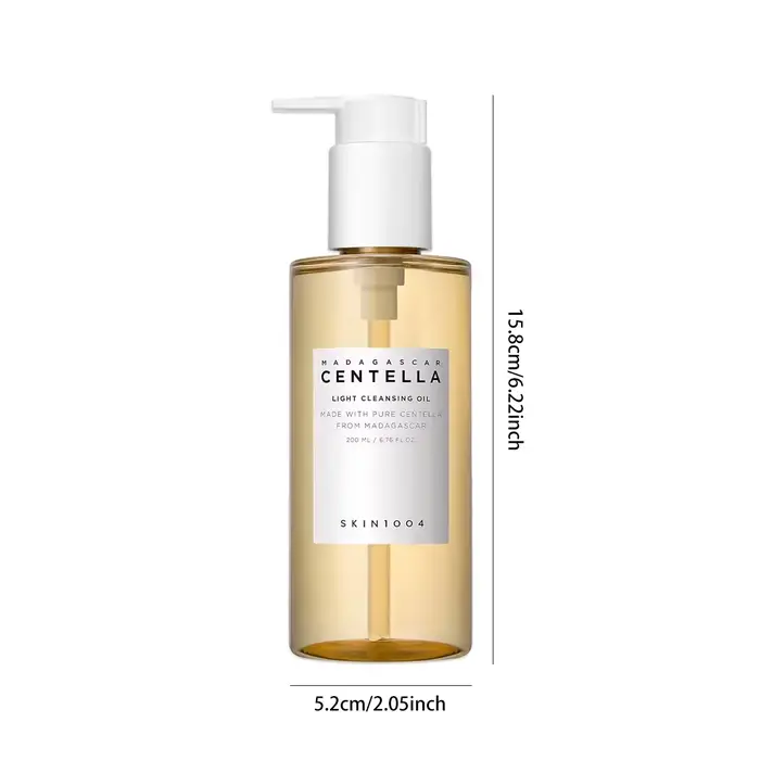 SKIN1004 Huile nettoyante légère à la Centella 200ml, apaisante, non irritante, non comédogène, text