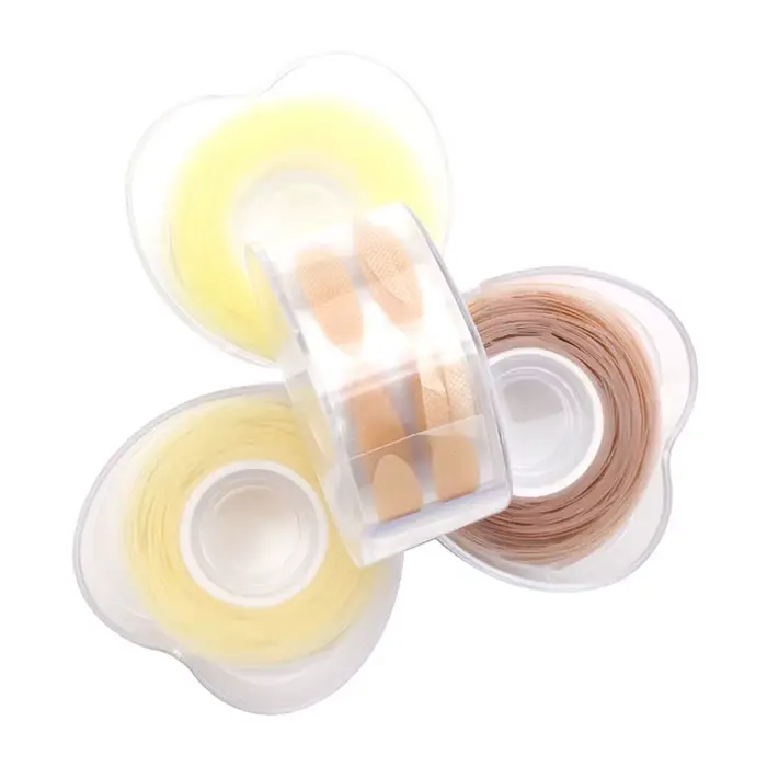 Extension de cils en forme de coupe, Gel médical en Silicone, Patch adhésif pour cils, bande de paup