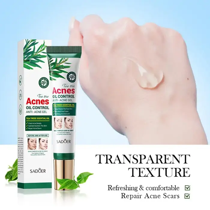 Crème anti-acné à l'arbre à thé SADOER