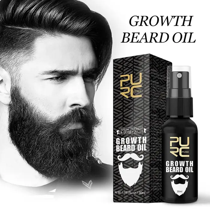 Sérum naturel de soin de barbe pour hommes, 30ml, hydrate, répare les racines de barbe, soin coiffan