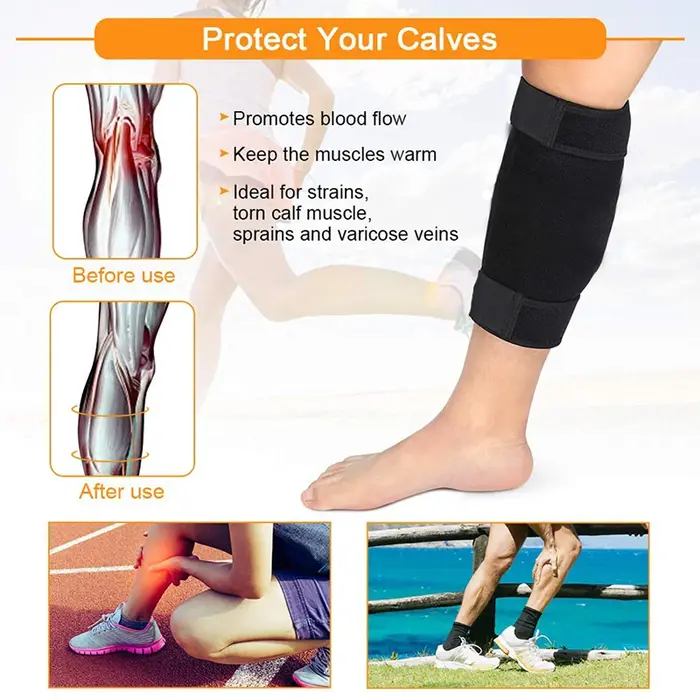 Tcare-Manchon de compression en néoprène pour le bas de la jambe