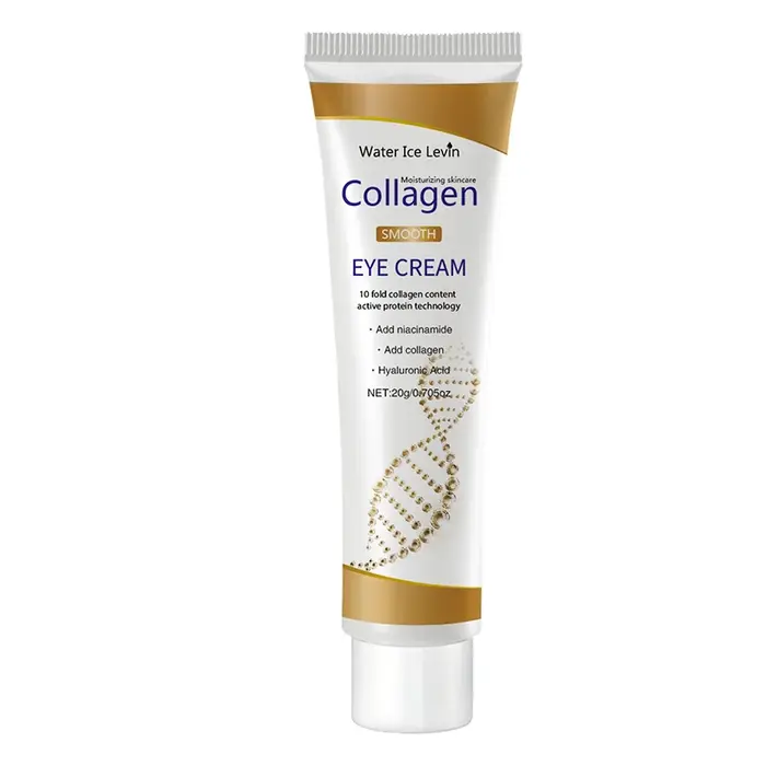 Crème pour les yeux au collagène, hydratante, rafraîchissante, non grasse, délicate, douce, niacinam