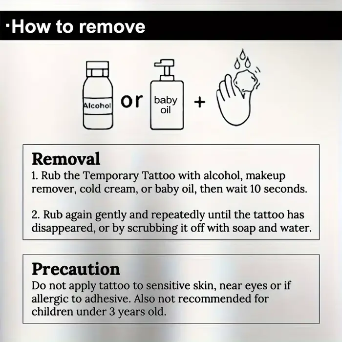 Tatouages pour les mains - Design minimaliste