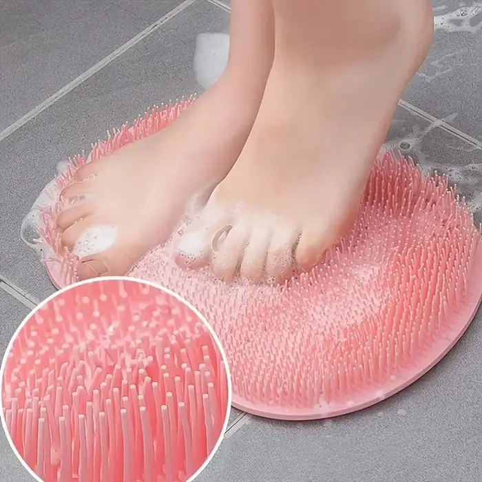 Brosse exfoliante pour les pieds et épurateur du dos