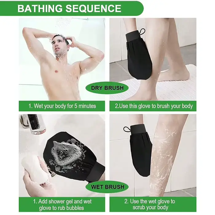 Gant exfoliant marocain pour douche