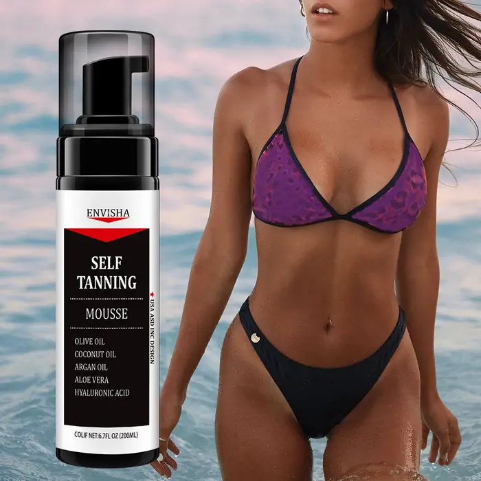 Spray mousse autobronzant pour le corps