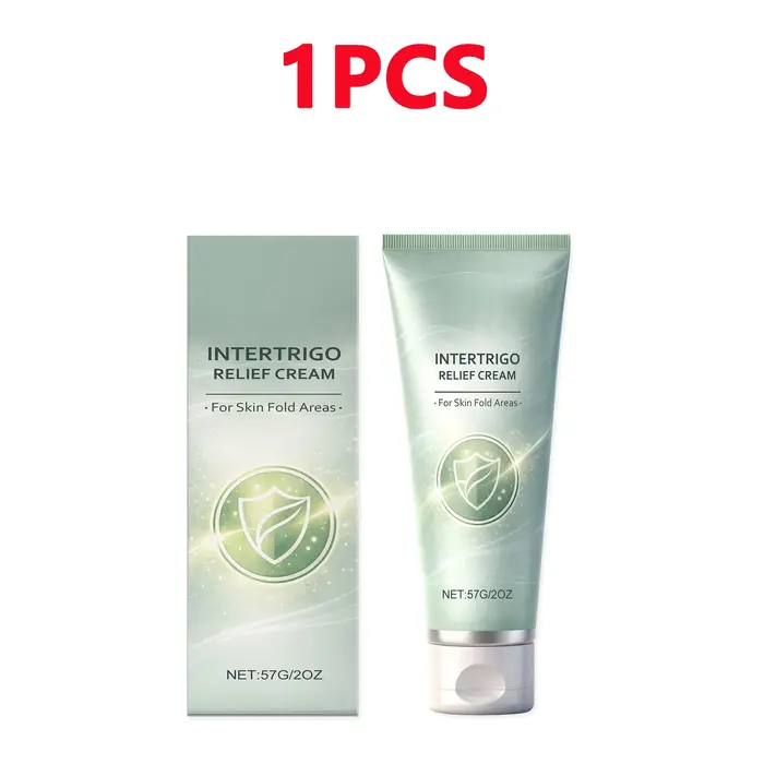 Crème Apaisante Intertrigo pour Zones de Plis Cutanés, Soulagement des Rougeurs Corporelles, Hydrata