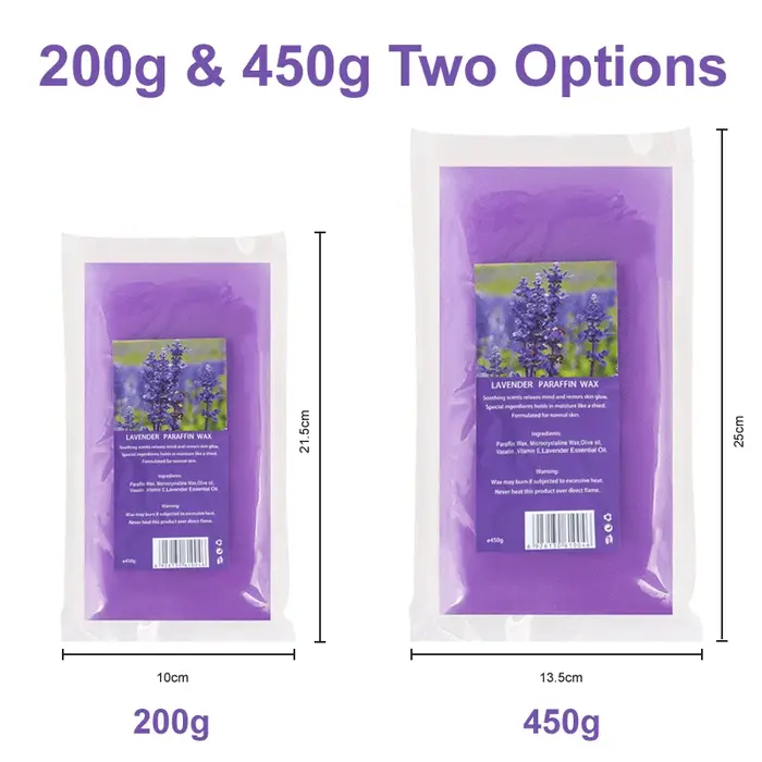 200g/450g cire de paraffine bain pour les mains masque hydratant