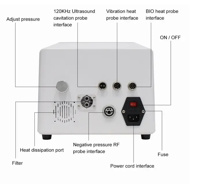 Appareil de Cavitation et de Thérapie par le Vide 120K, Ultrasonique 5D pour la Combustion des Grais