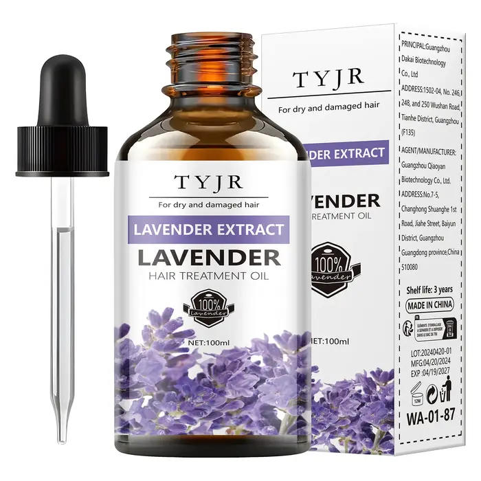 Huile essentielle de lavande pour soins de la peau
