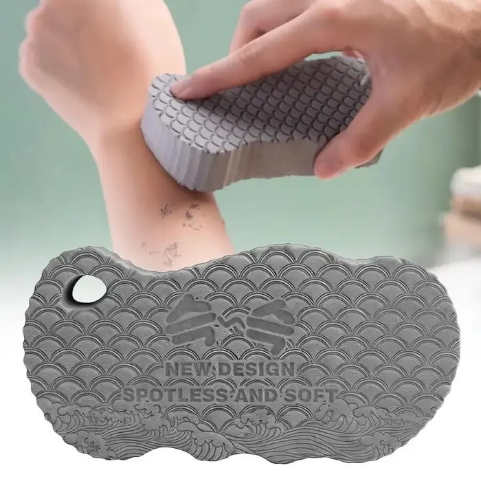 Éponge exfoliante - Éponge de bain douce pour le corps